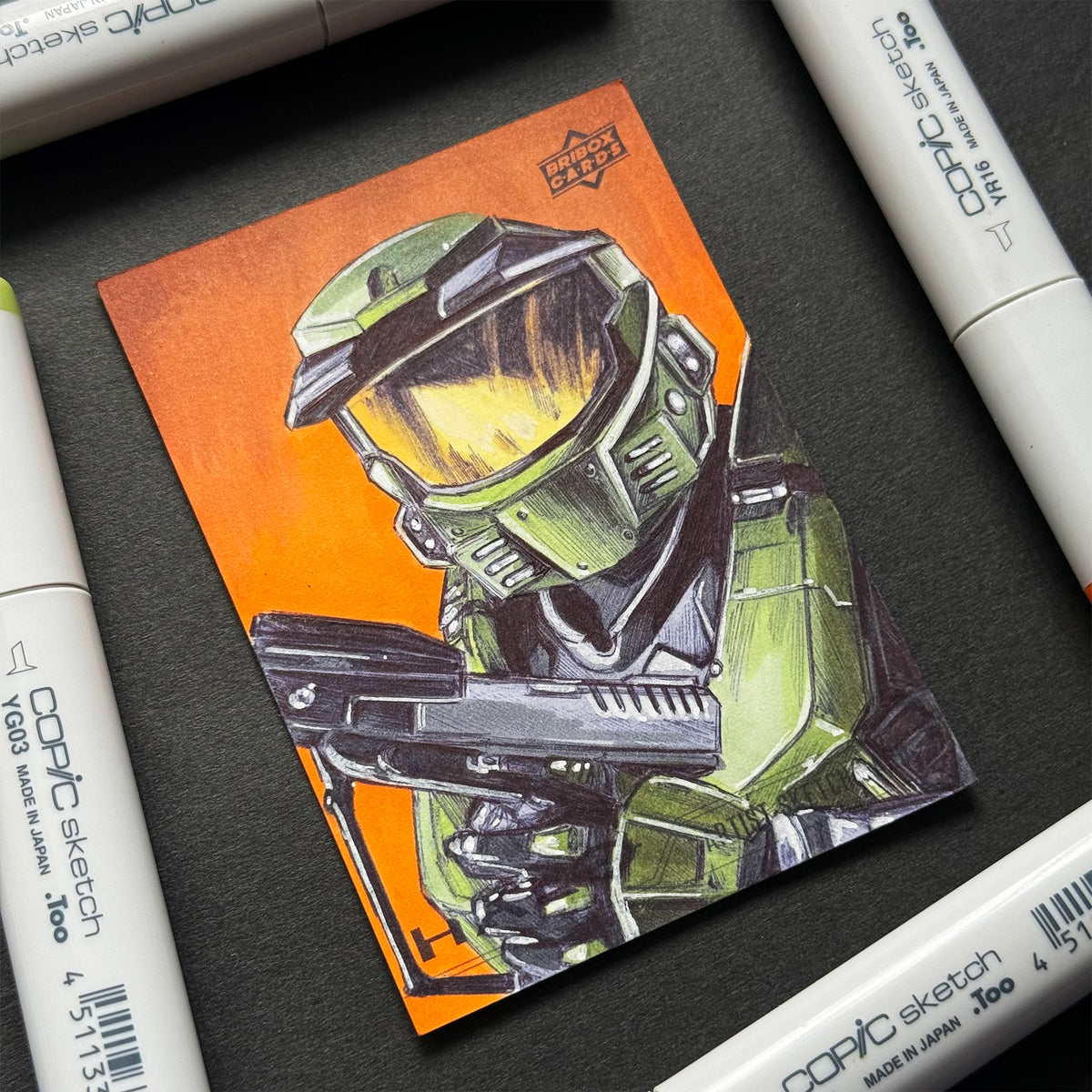 Sunset on Chief - Halo Trading Card Single