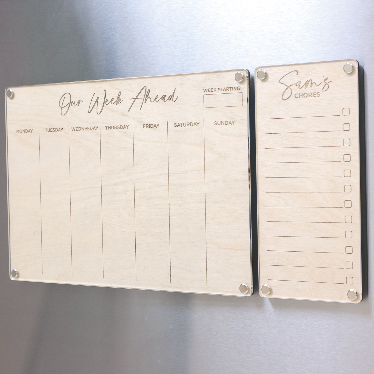 LayaBoard(A4)-Weekly Planner | Custom Dry Erase Board | Magnetic Board