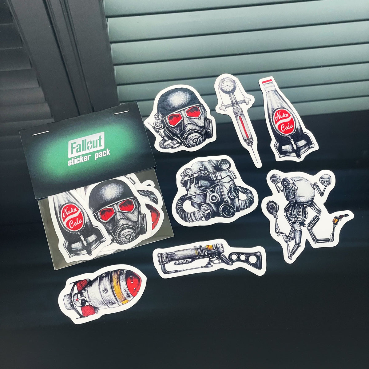 Fallut Sticker Sticker Pack - Fallout – Artysn Studio