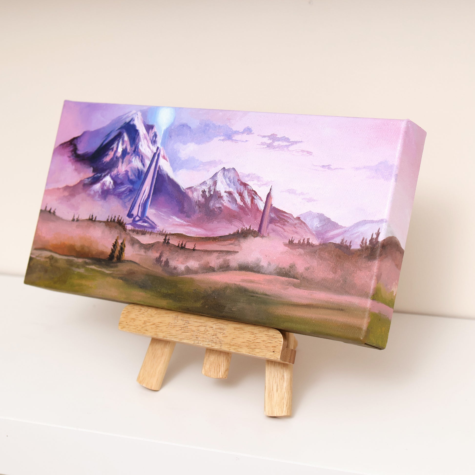 Zeta Halo oil painting by Entransing